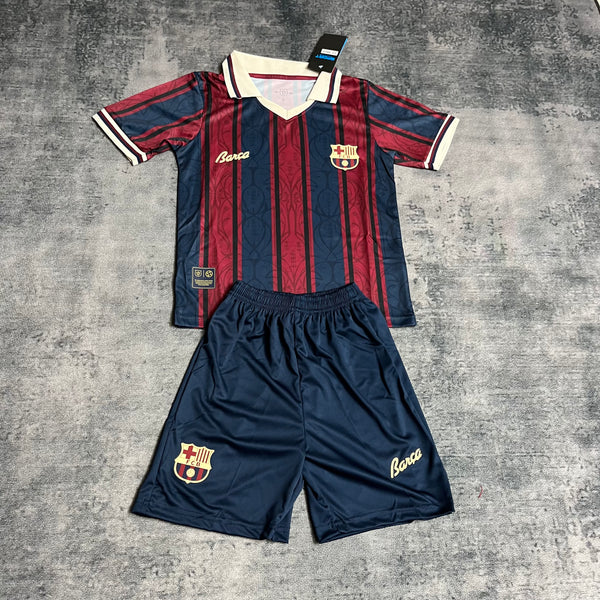 Kit Infantil Barcelona Edição Especial 25/26 Nike Unissex - Grená