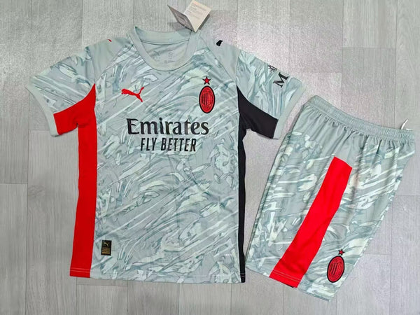 Kit Infantil Milan Goleiro 25/26 Unissex Puma - Cinza