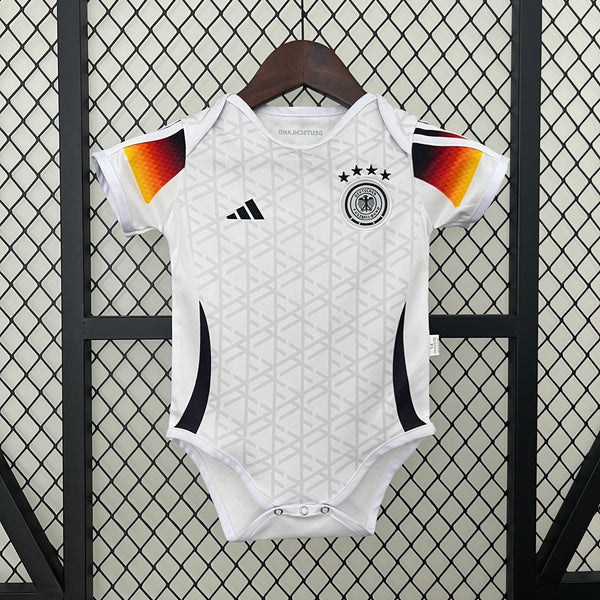 Body Bebê Infantil Alemanha Home 24/25 Unissex Adidas - Branco