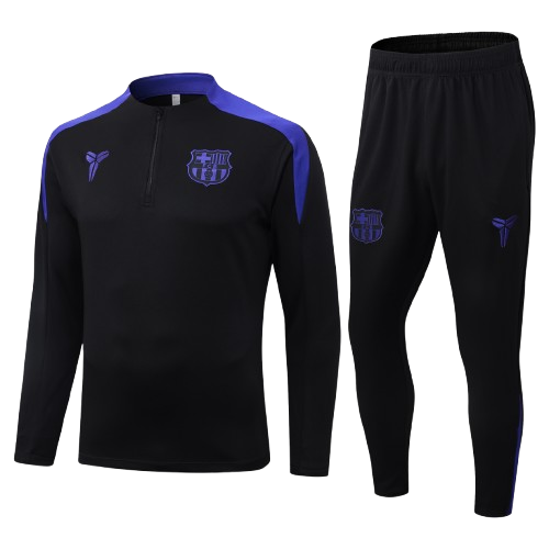 Kit Treino Agasalho + Calça Barcelona Nike Unissex - Preto