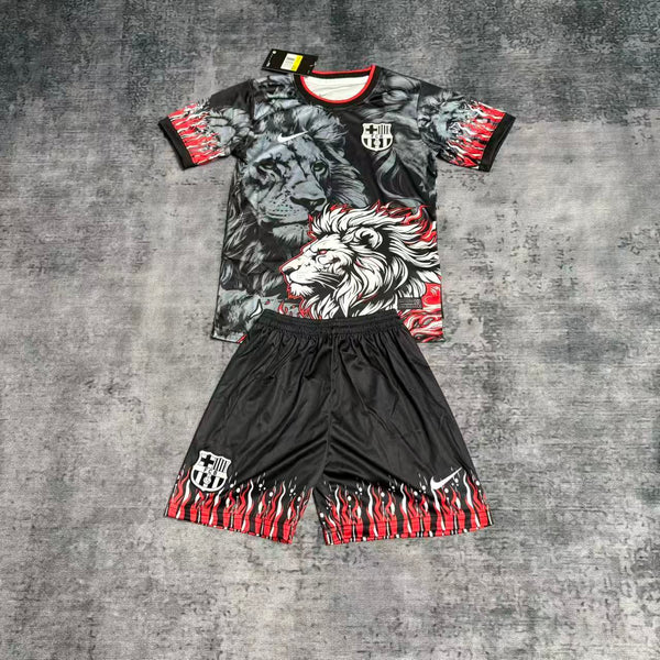 Kit Infantil Barcelona Edição Especial 25/26 Nike Unissex - Cinza