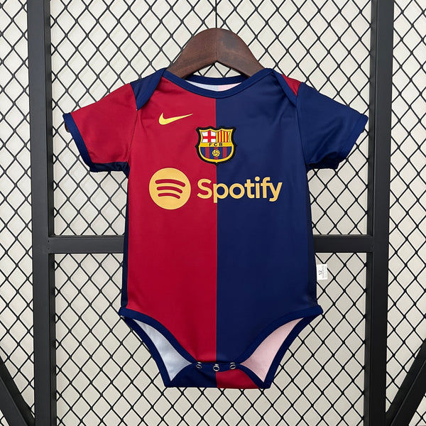 Body Bebê Infantil Barcelona Home 24/25 Nike Unissex - Grená
