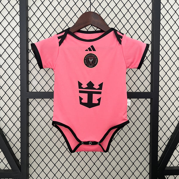 Body Bebê Infantil Inter Miami Home 24/25 Adidas Unissex - Rosa