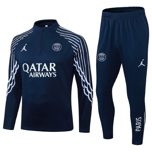 Kit Treino Agasalho + Calça PSG Jordan Unissex - Azul