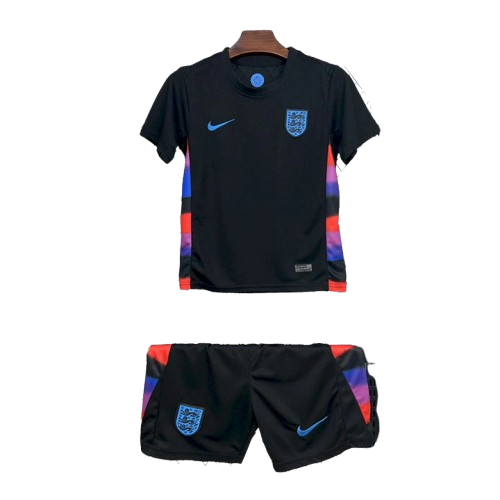 Kit Infantil Inglaterra Away 25/26  Nike Unissex - Preto