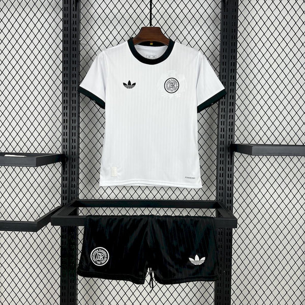 Kit Infantil Alemanha Home 25/26 Adidas Masculina - Branca
