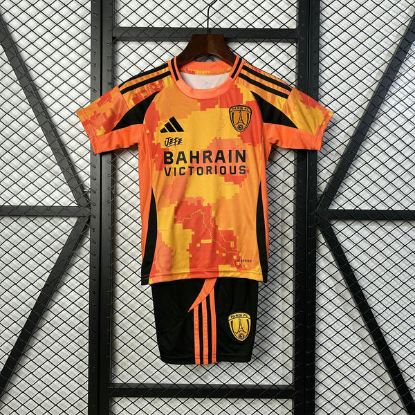 Kit Infantil Paris FC 25/26 Unissex Adidas - Laranja