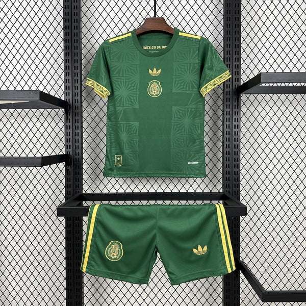 Kit Infantil México Edição Especial 25/26 Adidas Masculina - Verde