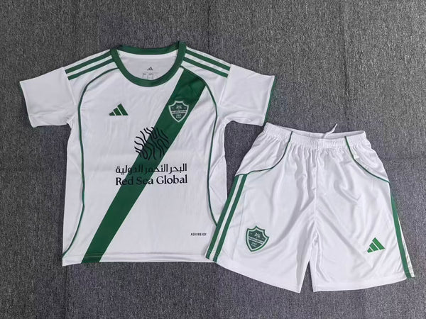 Kit Infantil Al Ahli Home 25/26 Adidas Unissex - Branco