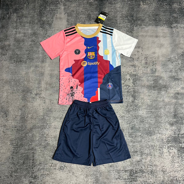 Kit Infantil Edição MESSI Carreira 25/26 Unissex - Colorido