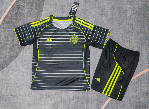 Kit Infantil Celtic Treino 25/26 Adidas Unissex - Preto