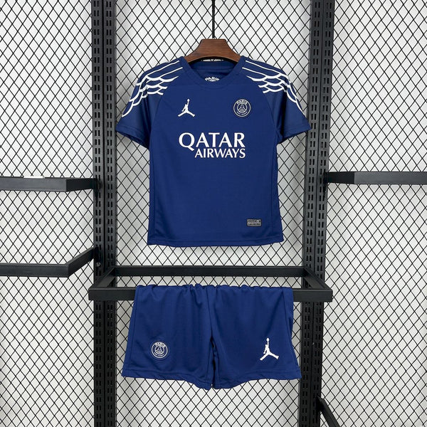Kit Infantil PSG Fourth 24/25 Unissex Nike - Azul