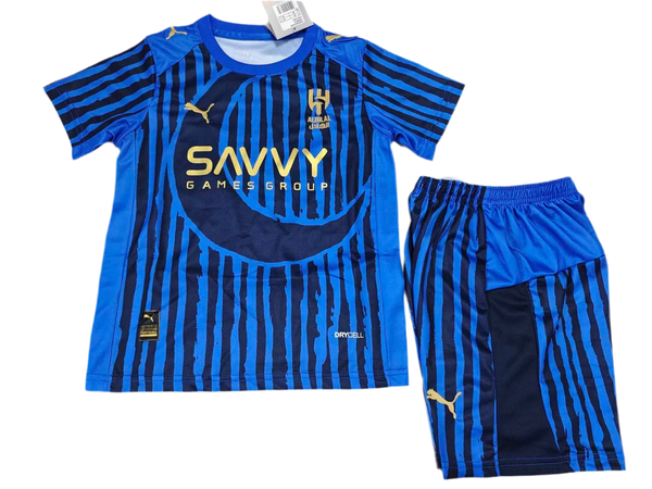 Kit Infantil Al Hilal Home 25/26 Unissex Puma - Azul