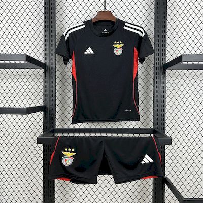 Kit Infantil Benfica Pré Jogo 25/26 Adidas Unissex - Preto