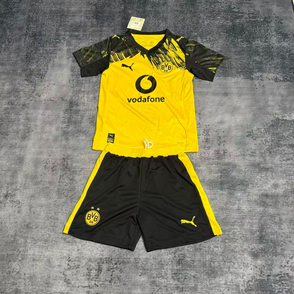 Kit Infantil Borussia Dortmund Home 25/26 Puma Unissex - Amarela