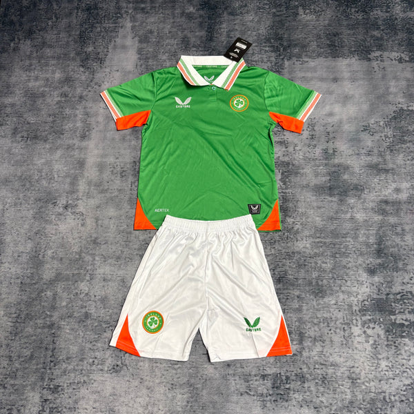 Kit Infantil  Irlanda Home 25/26 Castore Unissex - Verde