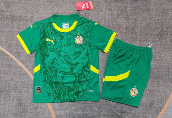 Kit Infantil Senegal Home 24/25 Puma Unissex -  Verde