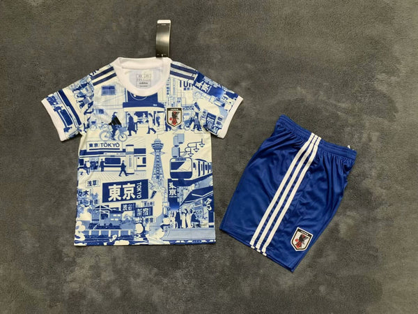 Kit Infantil Japão Edição Especial Tokyo 24/25 Adidas Unissex - Azul