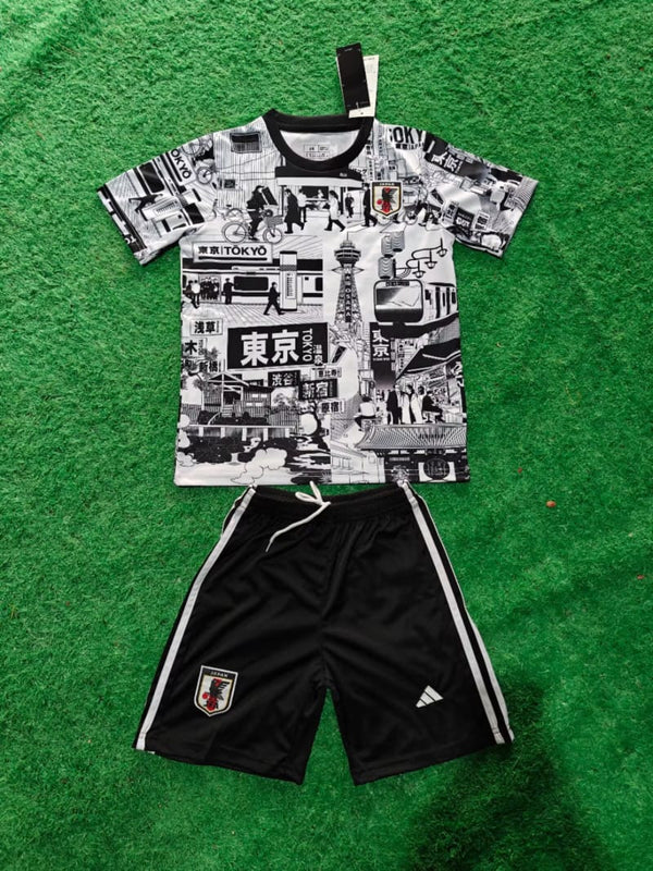 Kit Infantil Japão Edição Especial Cidades 23/24 Adidas Unissex - Cinza