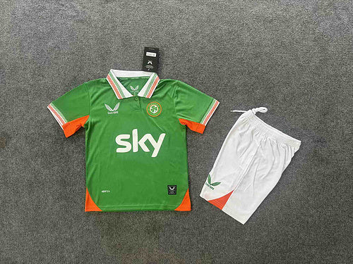 Kit Infantil  Irlanda Home 25/26 Castore Unissex - Verde