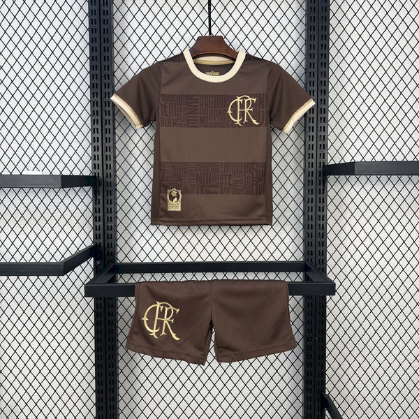 Kit Infantil Flamengo Edição Especial 24/25 Adidas Unissex - Marrom