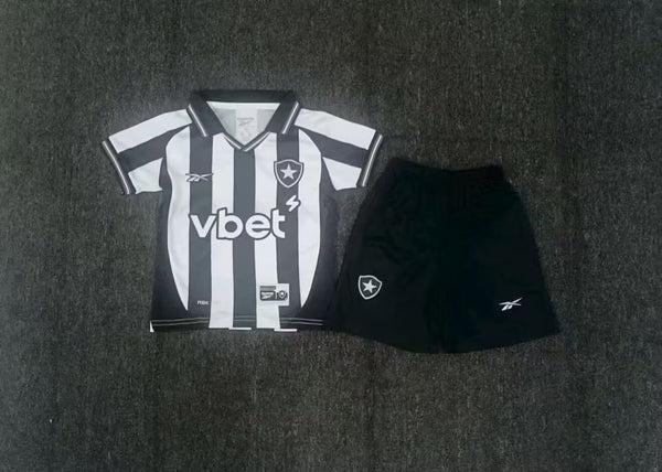 Kit Infantil Botafogo Home 25/26 Unissex Reebok - Preta e Branca