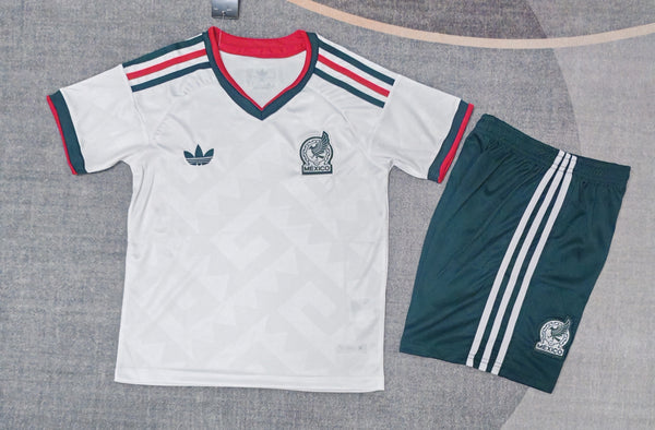 Kit Infantil México Away 25/26 Adidas Masculina - Branca