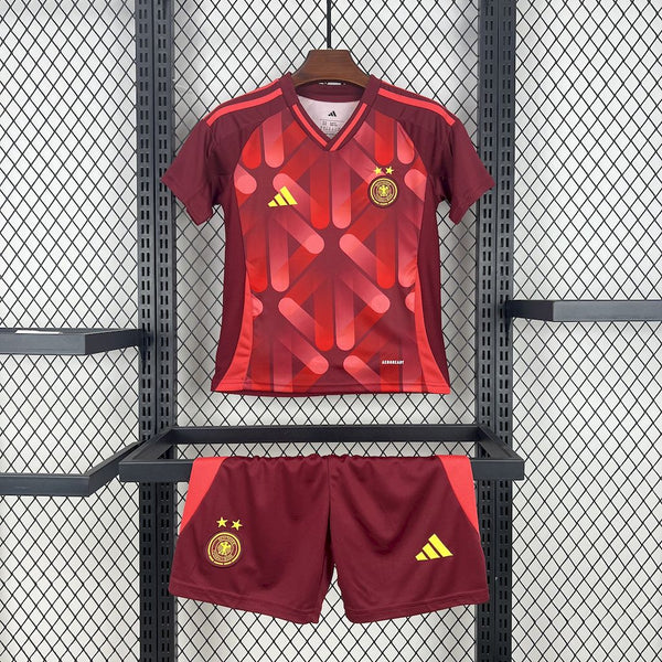 Kit Infantil Alemanha Edição Especial 25/26 Adidas Masculina - Vermelho