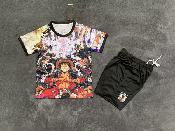 Kit Infantil Japão Edição Animes One Piece 24/25 Adidas Unissex - Colorida