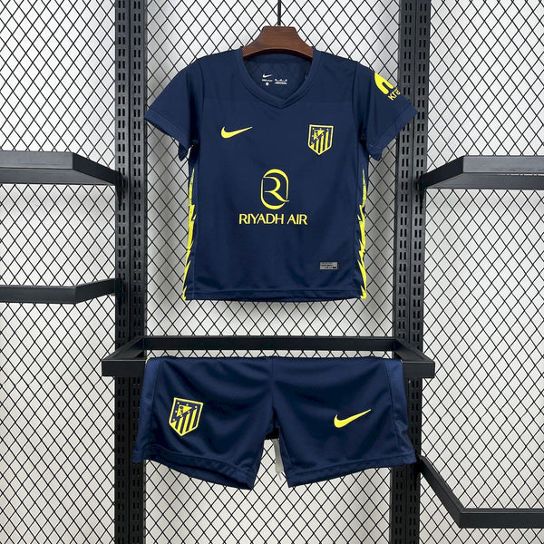 Kit Infantil Atlético de Madrid Away 25/26 Nike Unissex - Azul Escuro