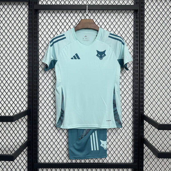 Kit Infantil Cruzeiro Treino 25/26  Unissex Adidas - Verde Claro
