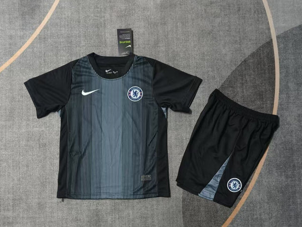 Kit Infantil Chelsea Goleiro 25/26 Nike Unissex - Preto