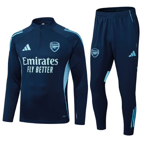Kit Treino Agasalho + Calça Arsenal Adidas Unissex - Azul