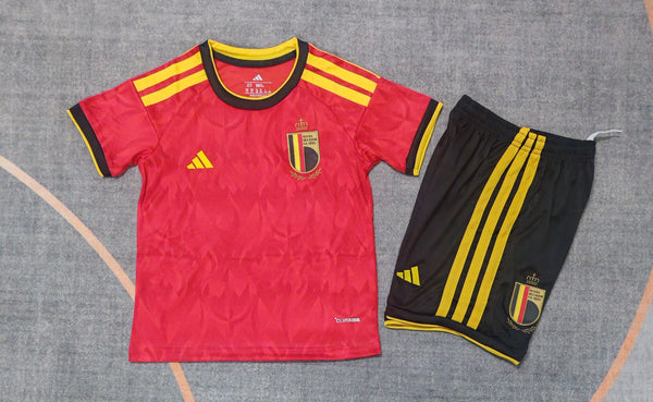 Kit Infantil Bélgica Home 25/26 Adidas Unissex - Vermelho