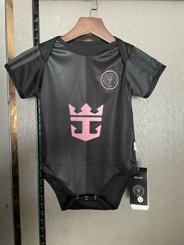 Body Bebê Infantil Inter Miami Away 25/26 Unissex - Preto
