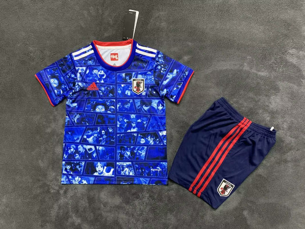 Kit Infantil Japão Edição Especial Animes 21/22 Adidas Unissex - Azul