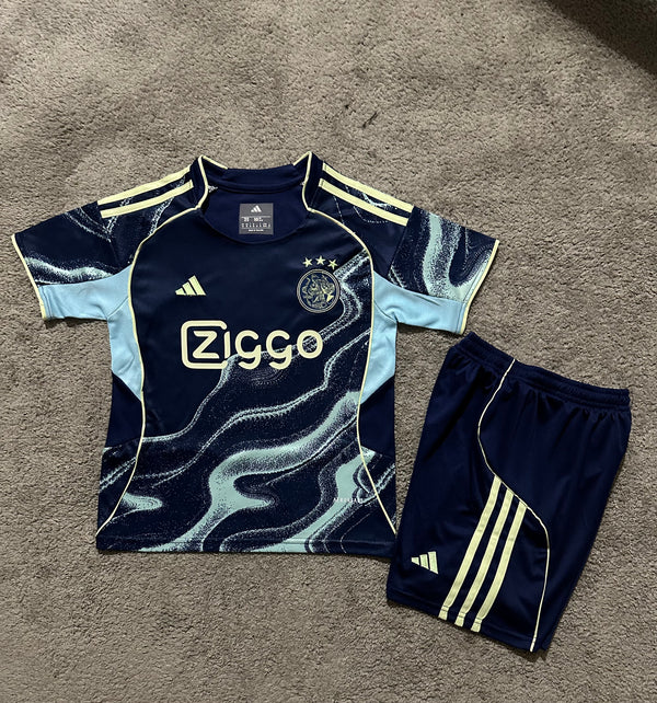Kit Infantil Ajax Third 25/26 Adidas Unissex - Azul Escuro