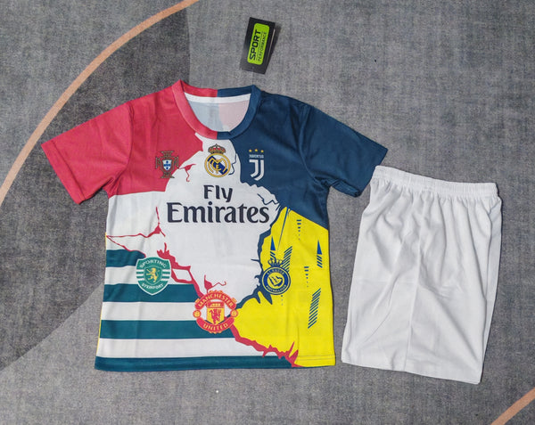 Kit Infantil Edição CR7 Carreira 25/26 Unissex - Colorido