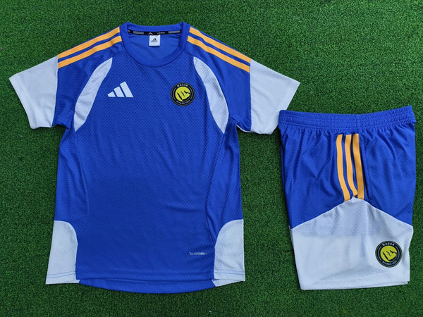 Kit Infantil Al Nassr Treino 25/26 Adidas Unissex - Azul