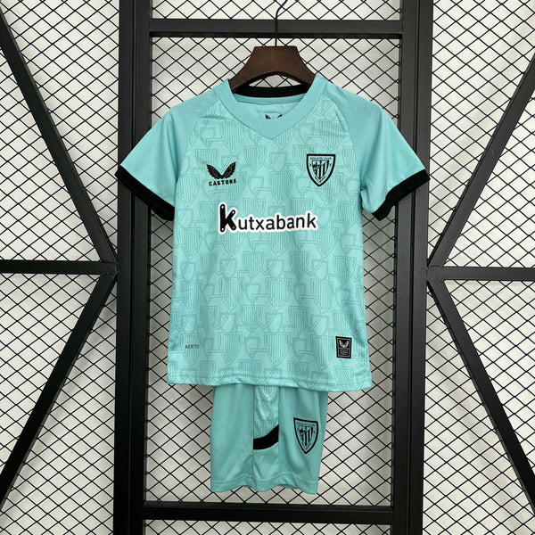 Kit Infantil Athletic Bilbao Third 25/26 Castore Unissex - Verde Claro