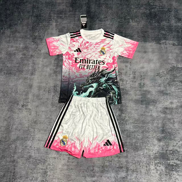 Kit Infantil Real Madrid Edição Especial Dragão 25/26 Adidas Masculina - Colorido