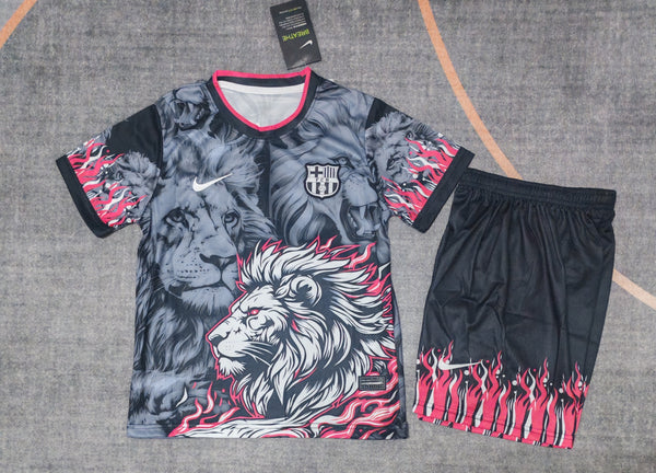 Kit Infantil Barcelona Edição Especial 25/26 Nike Unissex - Cinza