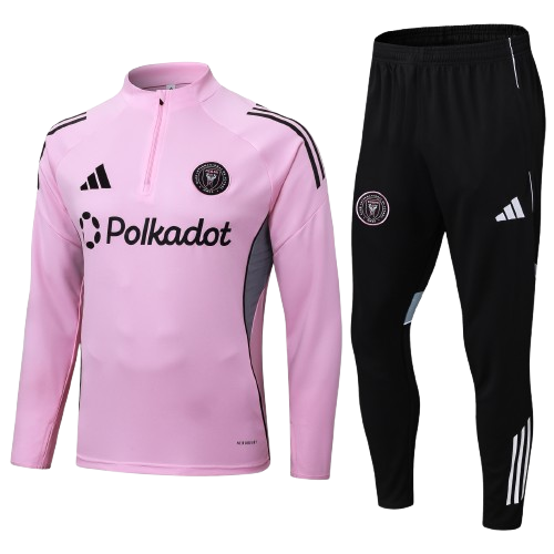Kit Treino Agasalho + Calça Inter Miami Unissex - Rosa