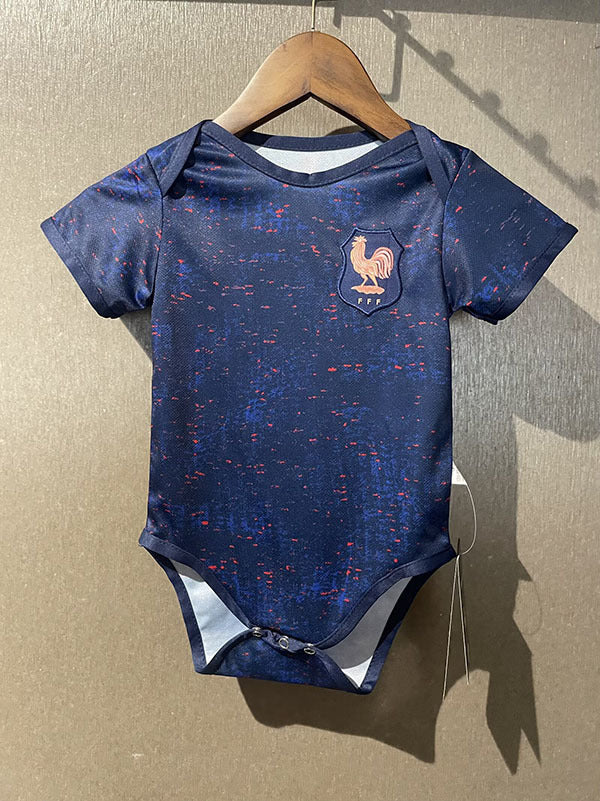 Body Bebê Infantil França Home 25/26 Unissex - Azul