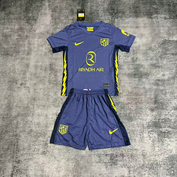 Kit Infantil Atlético de Madrid Away 25/26 Nike Unissex - Azul Escuro