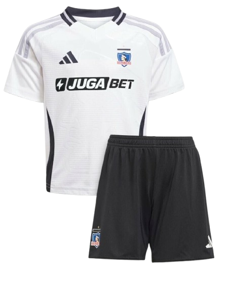 Kit Infantil Colo Colo Home 25/26 Unissex Adidas - Branca