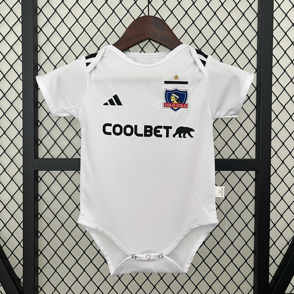 Body Bebê Infantil Colo Colo Home 24/25 Unissex  Adidas - Branco