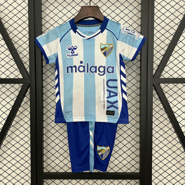 Kit Infantil Malaga Home 25/26 Unissex Hummel -  Azul e Branco