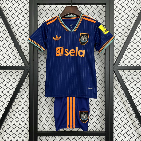 Kit Infantil Newcastle Third 25/26 Unissex Adidas - Azul