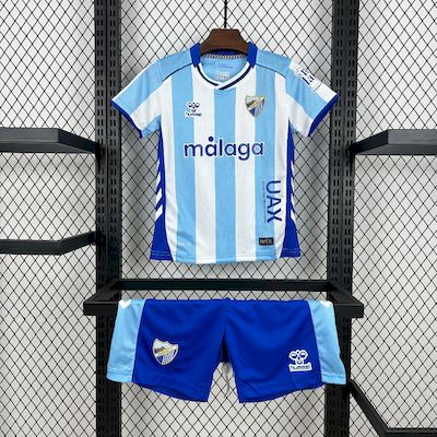 Kit Infantil Malaga Home 25/26 Unissex Hummel - Branco e Azul